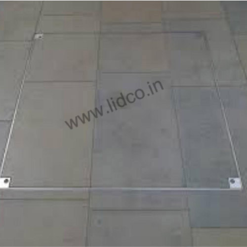 Steel Recessed Manhole Cover Installation